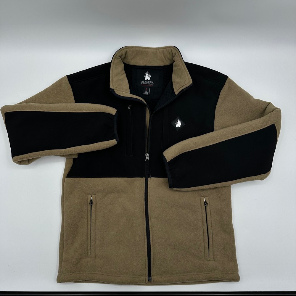 Alaskan Hardgear Duluth Trading Co Mens Medium Bear Hide Fleece Jacket 
Full Zip